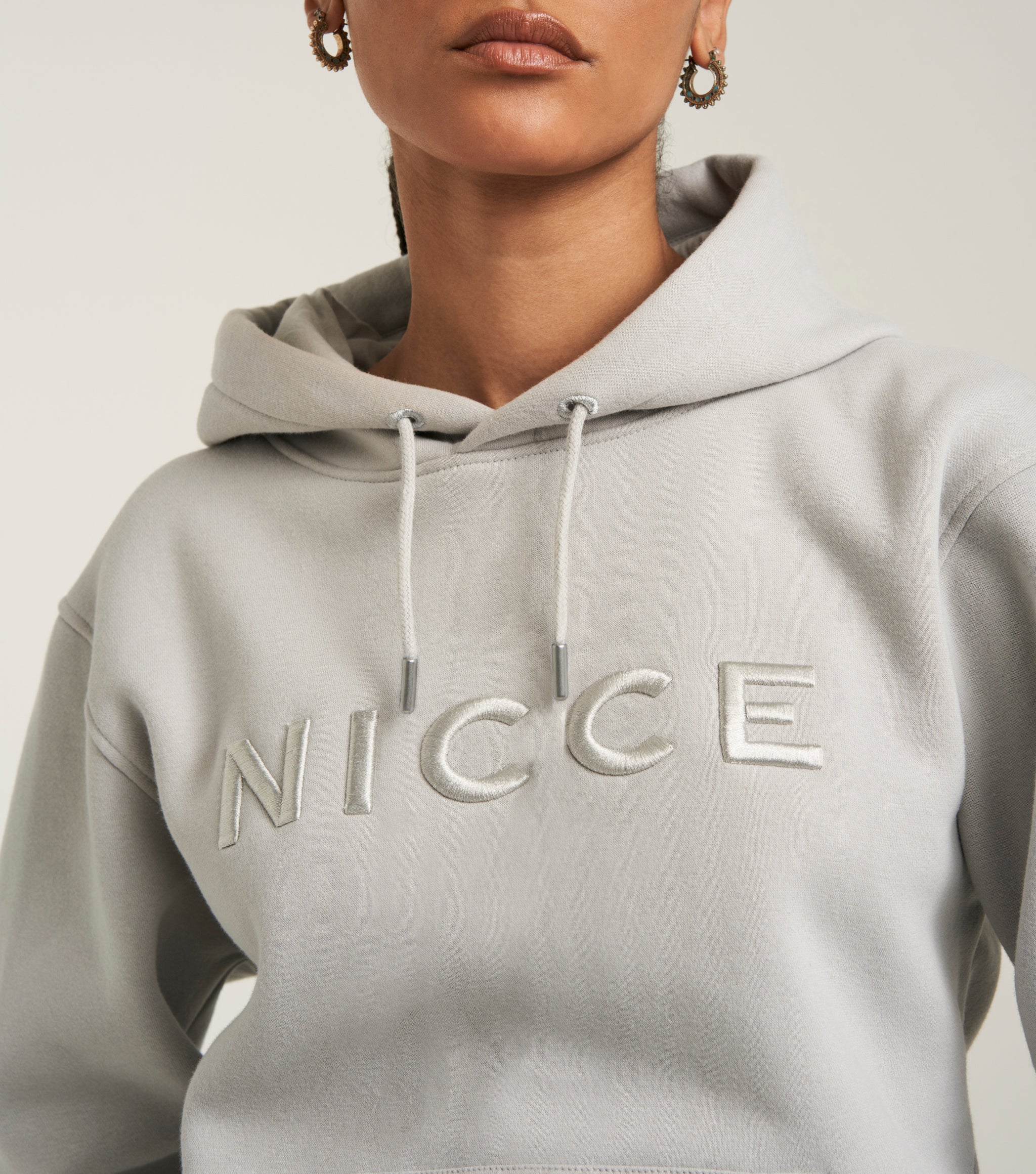 NICCE Womens Ersa Hoodie Chalk Grey