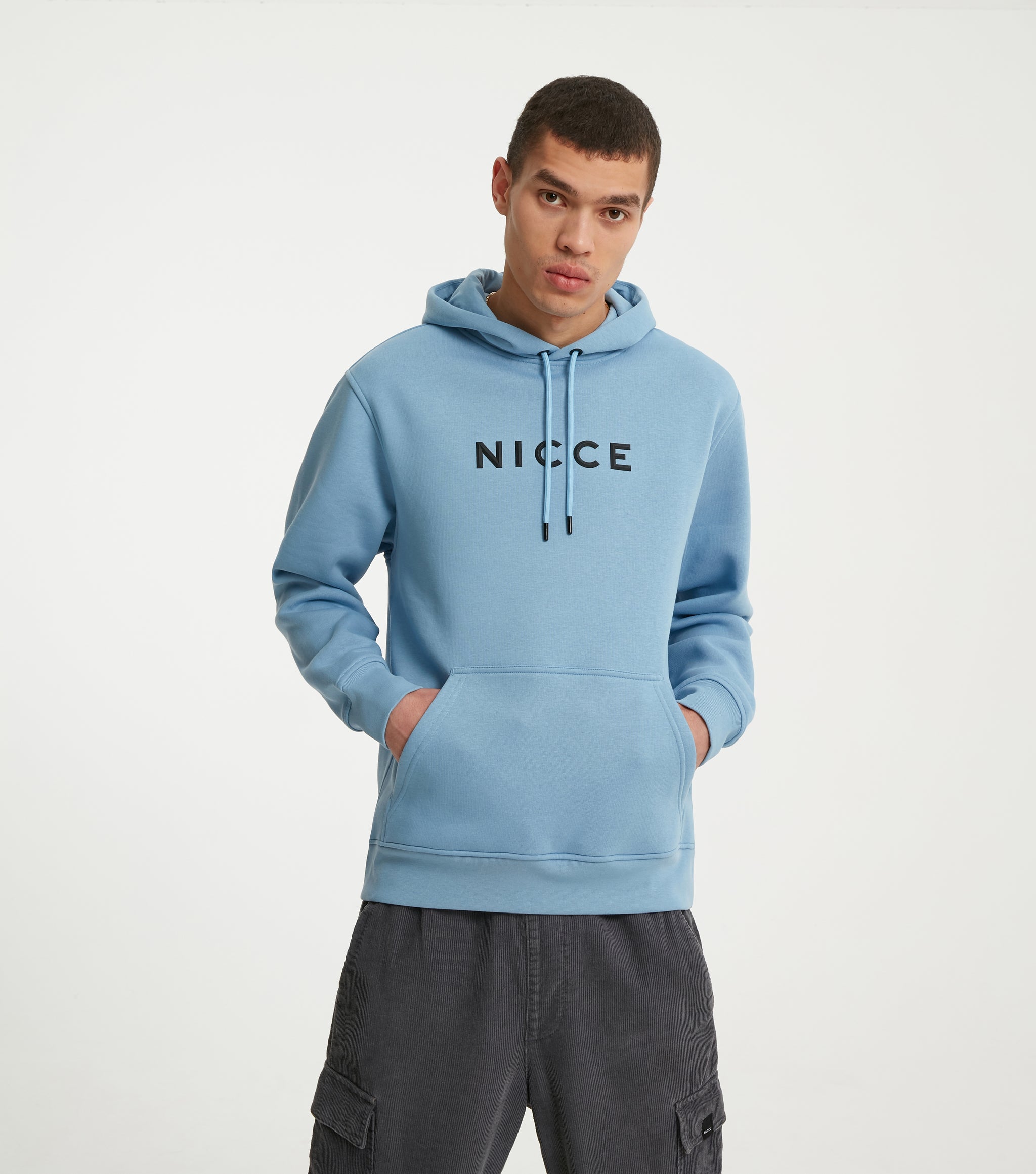 NICCE Mens Compact Hoodie Allure Blue