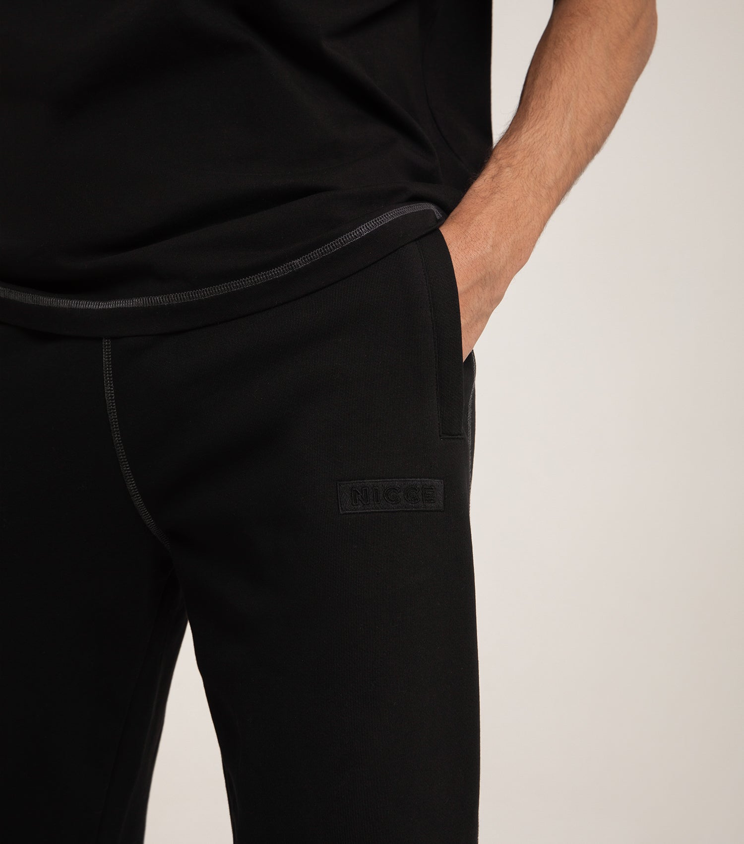 Nicce on sale joggers black