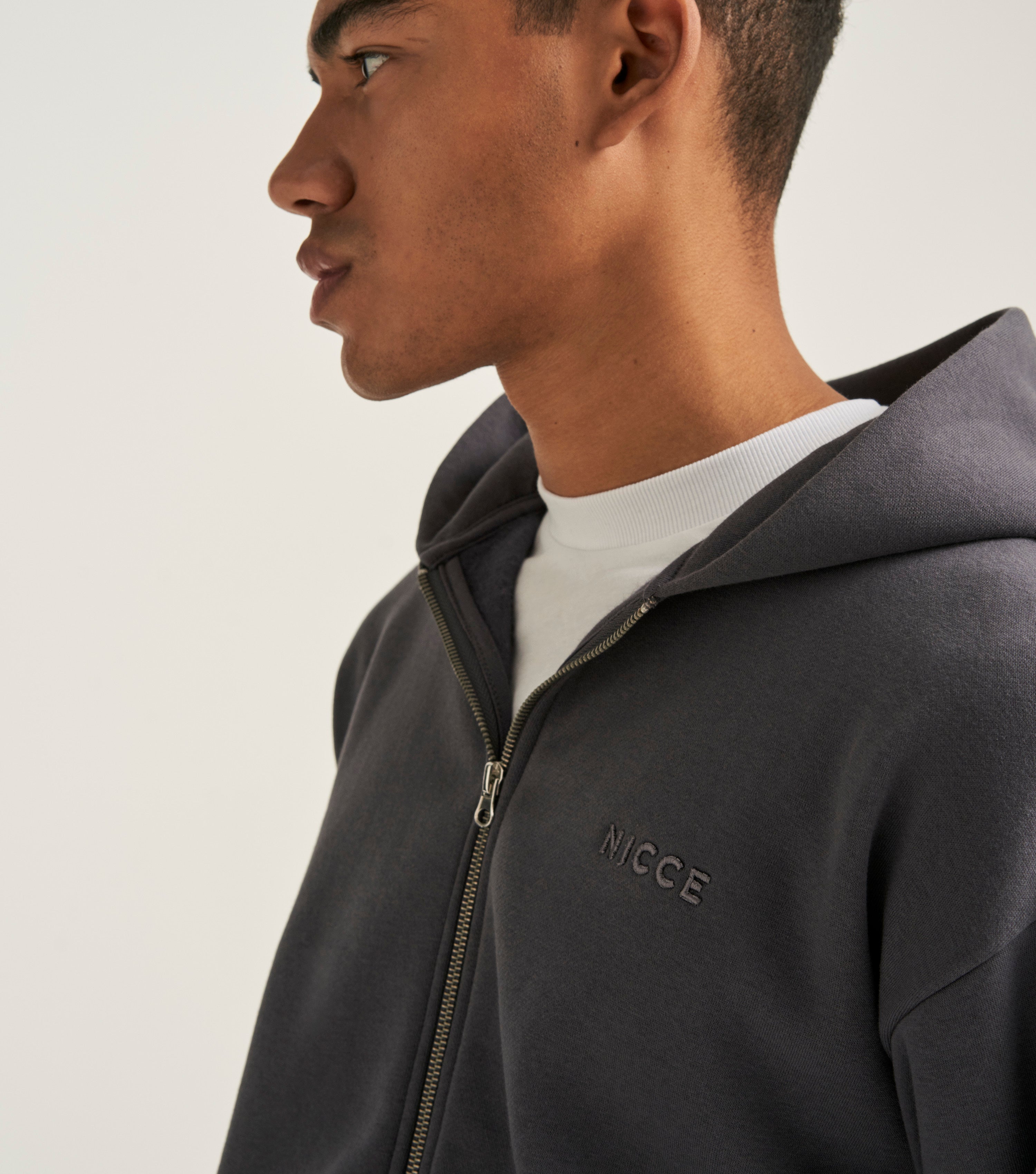 Nicce zip store hoodie