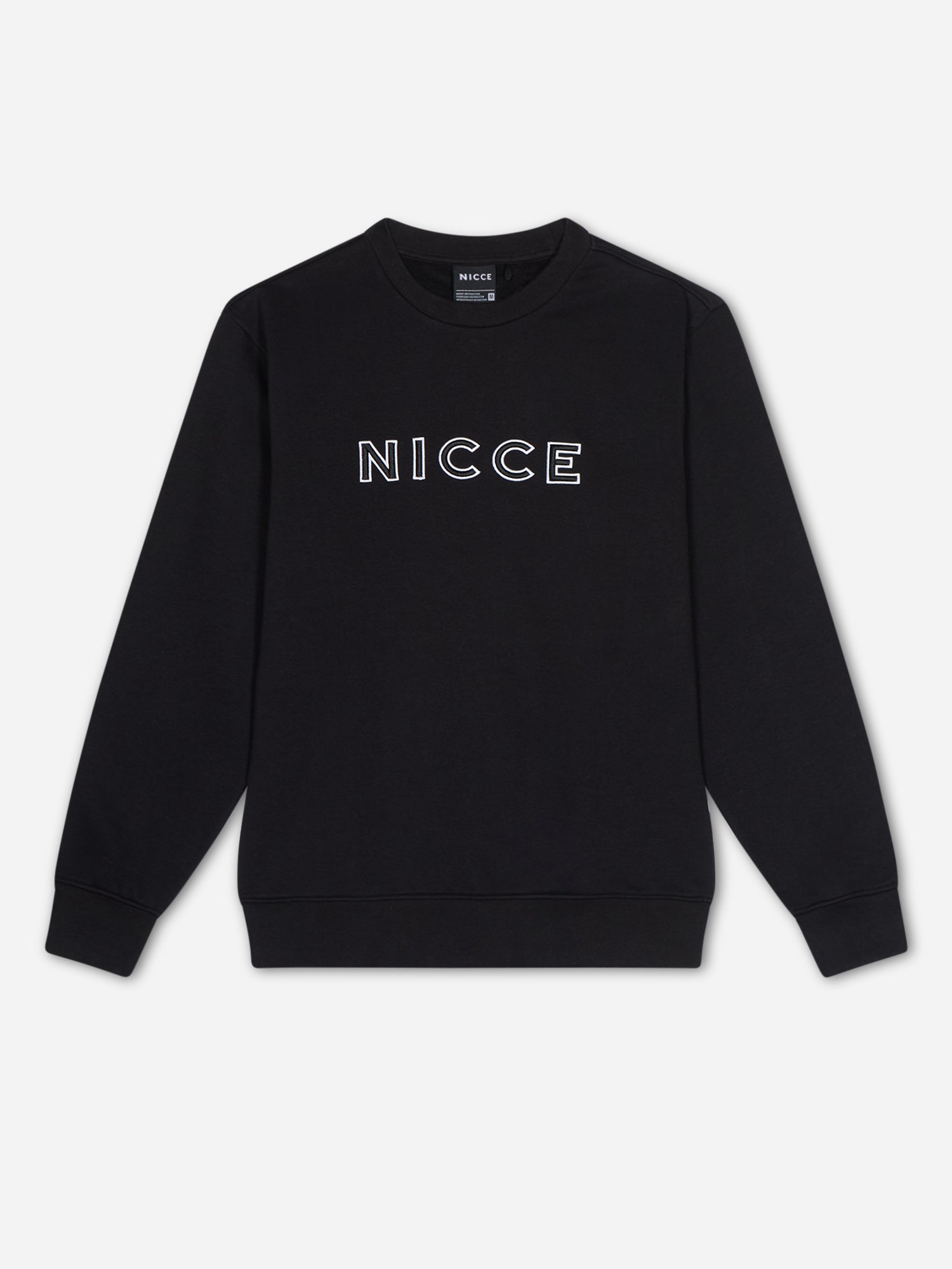 NICCE Mens Mercury Outline Sweatshirt Black