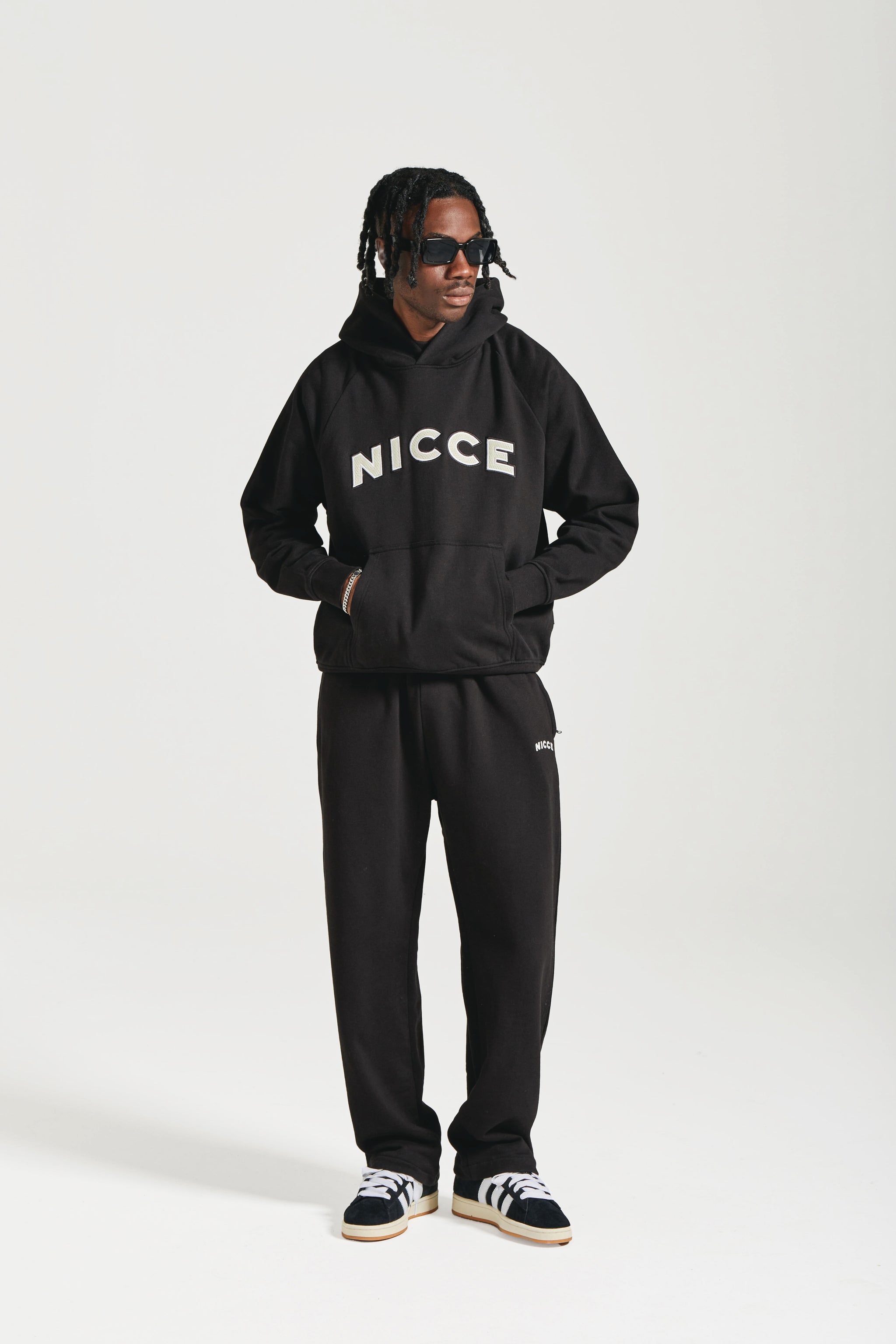 NICCE Mens Fairway Hoodie Black