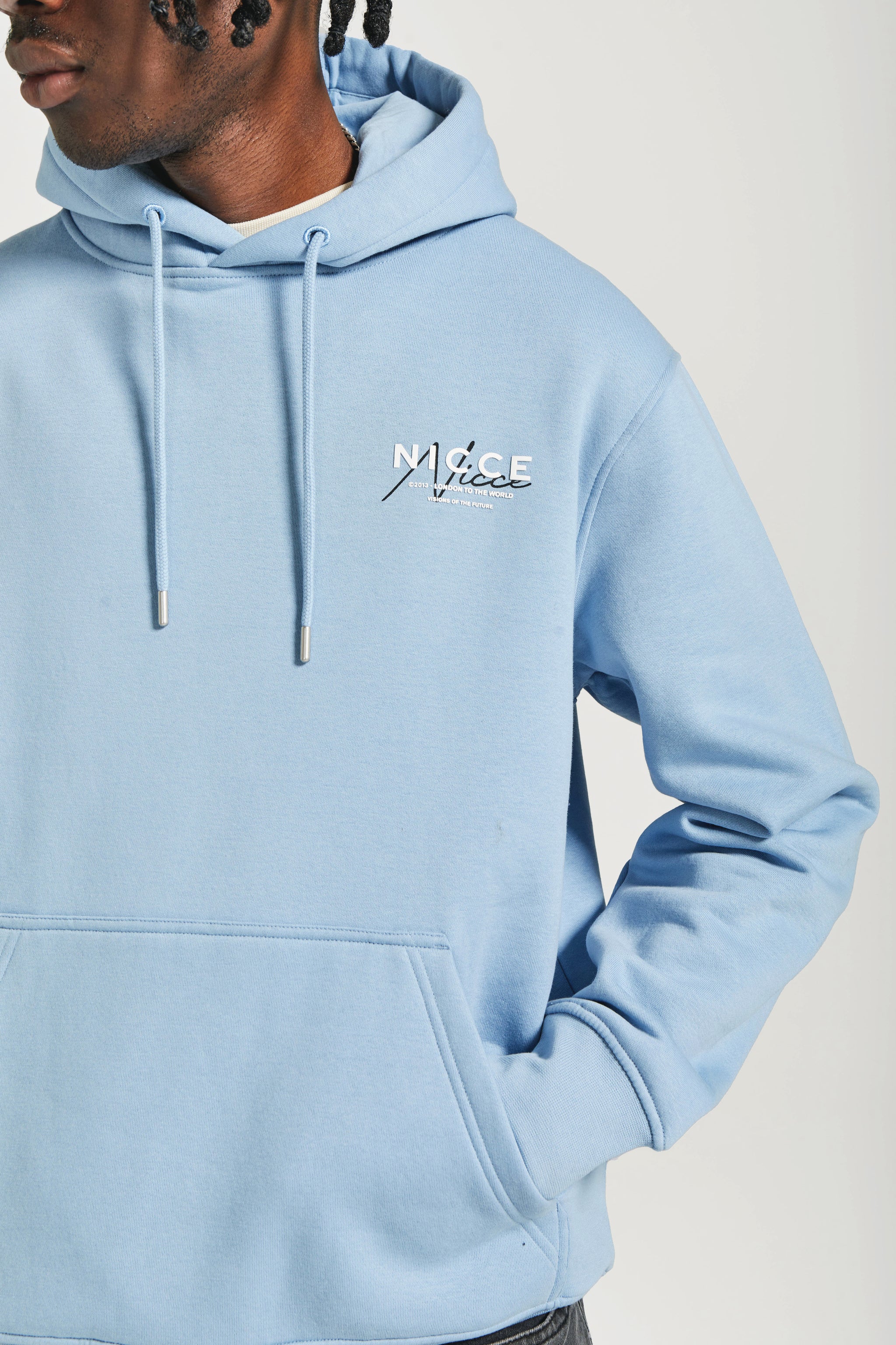 Nicce baby blue hoodie sale