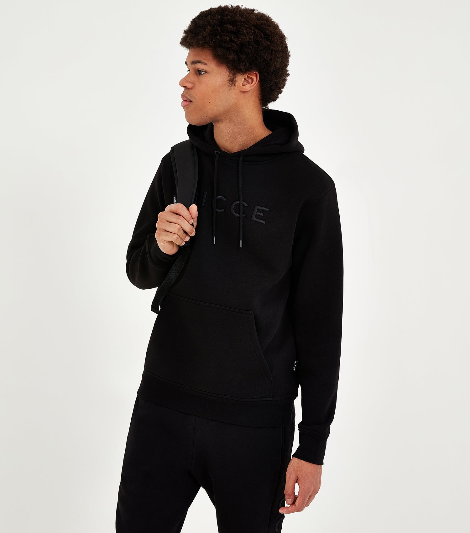 Mens black nicce hoodie online