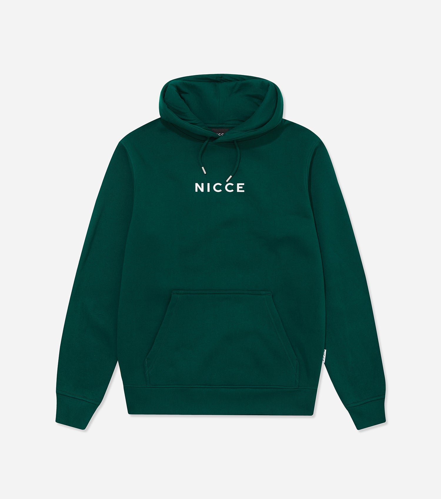 NICCE Mens Centre Logo Hoodie Ivy Green