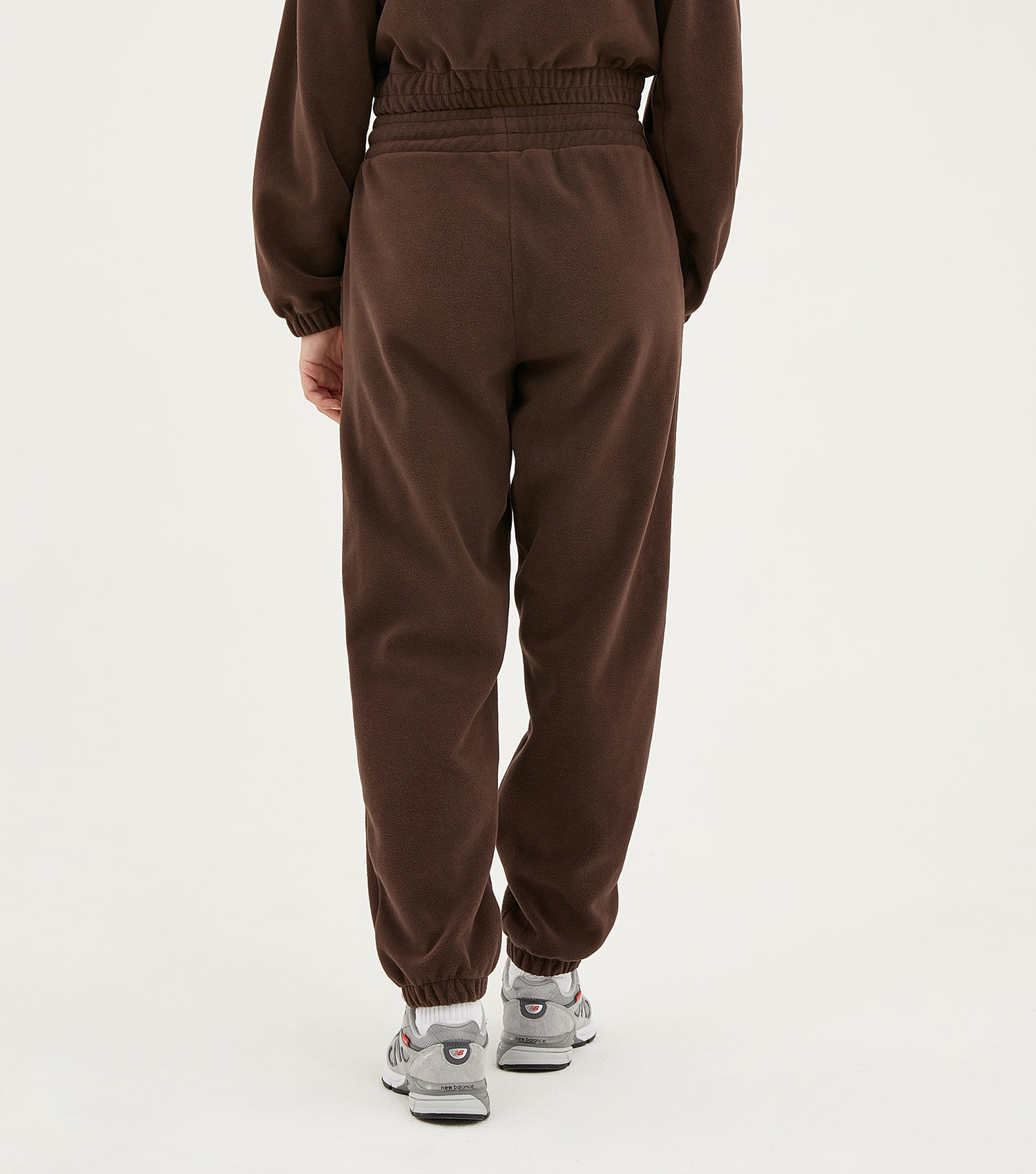 NICCE Womens Polar Fleece Relaxed Jogger | Terra Brown