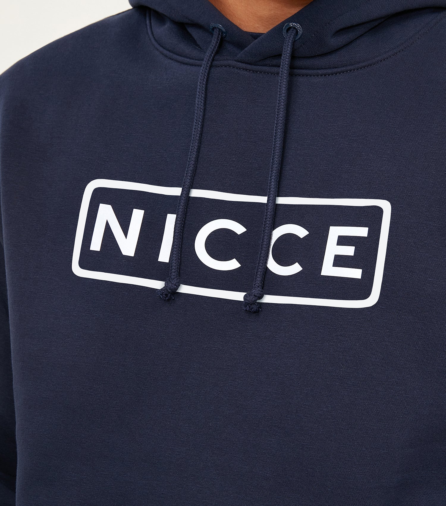 Nicce blue split logo on sale hoodie