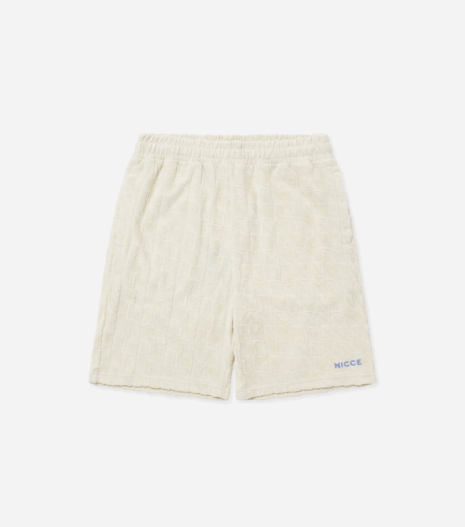 NICCE Mens Rue Jog Shorts | Almond White