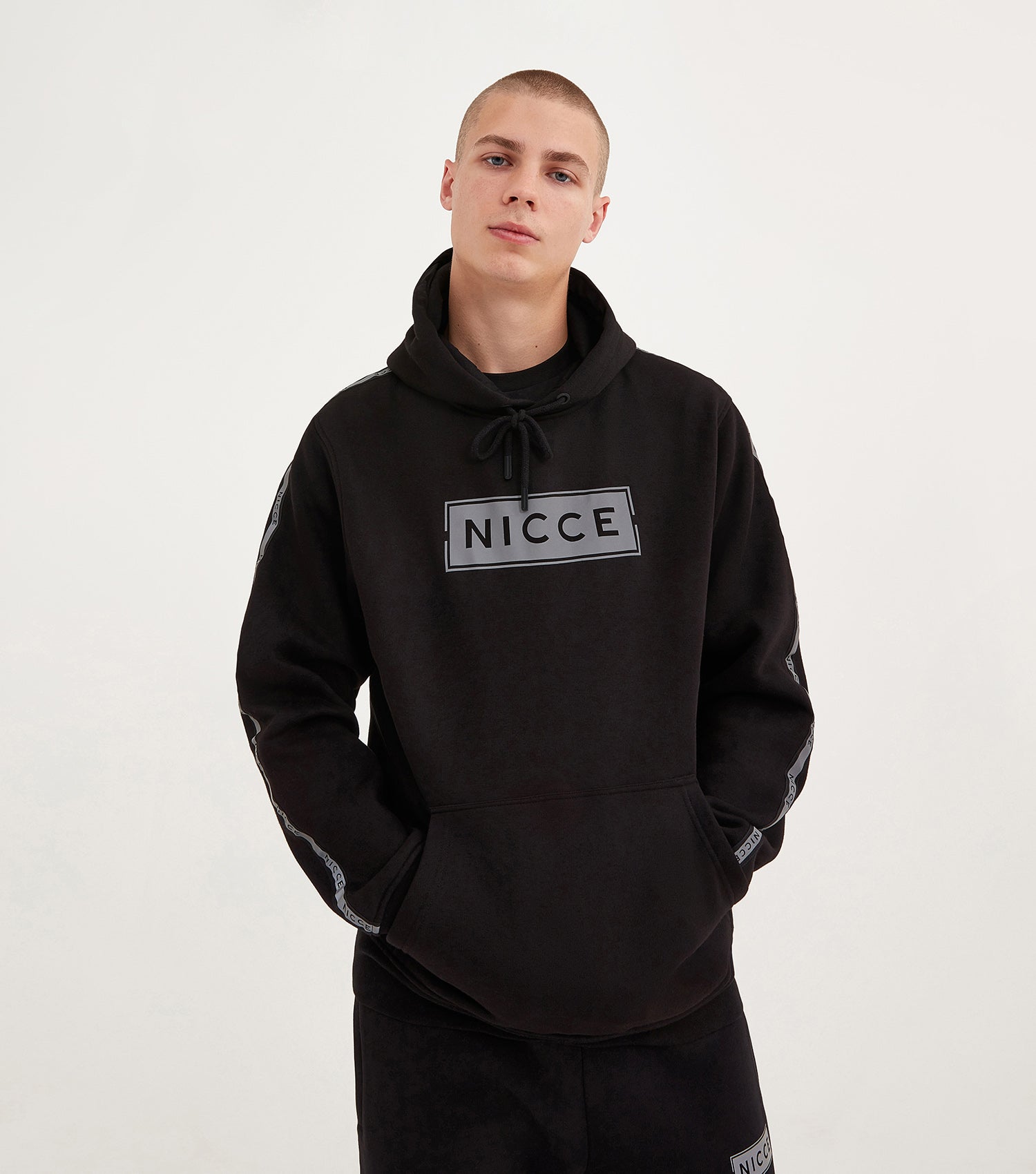 Nicce reflective logo sweatshirt sale