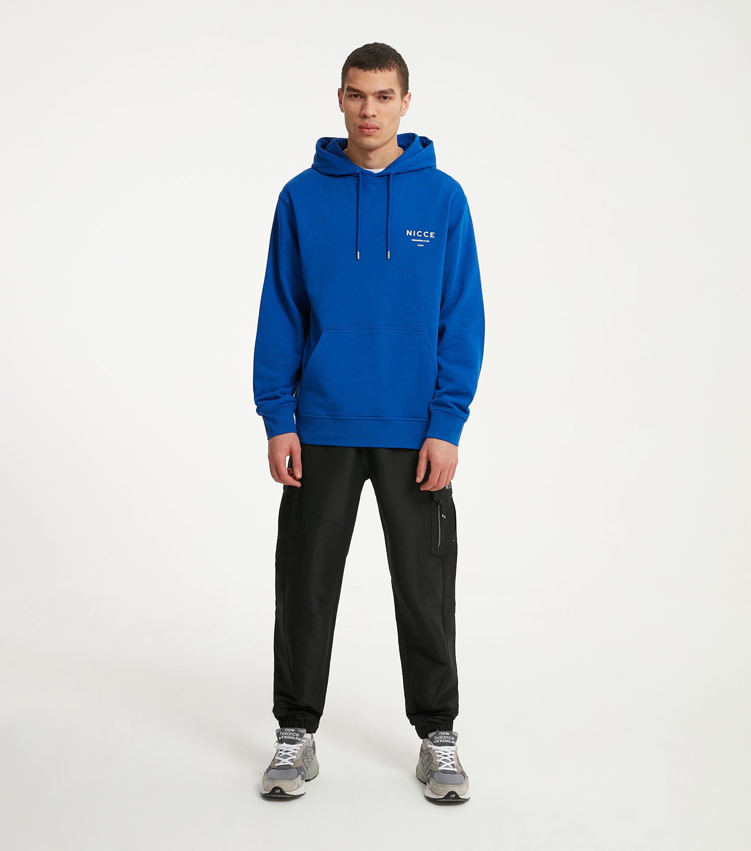 Nicce blue split logo on sale hoodie